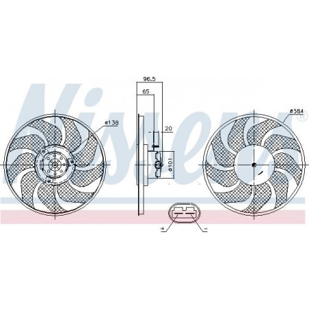 Fan. radiateur Radiateur NISSAN INTERSTAR OPEL MOVANO RENAULT MASTER II MASTER PRO 1.9D-3.0D 07.9 VAUXHALL MOVANO Mk I (X70), Cabine & Chassis, 10.1998 - 12.2010 Nissens 85704