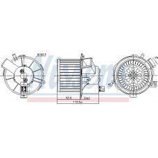Aquecedor interior PEUGEOT 307 CC (3B), Cabrio, 03.2003 - 06.2009 Nissens 87483