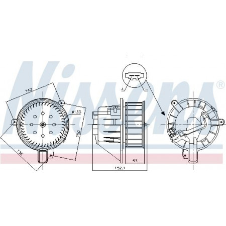 Fan. abitacolo passeggeri L'aeratore è adatto. AUDI A1 A1 ALLSTREET A1 CITY CARVER SEAT ARONA IBIZA V VW POLO VI TAIGO T-CROSS 1.0-2.0 0 Nissens 87547