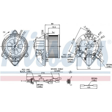 Fan. Abitacolo Aeratore CITROEN XSARA XSARA-HATCHBACK XSARA-KOMBI 1.4-2.0D 04.97-08.05 CITROEN XSARA Station Wagon (N2), Turismo, 10.1997 - 03.2010 Nissens 87042