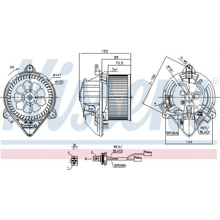 Fan. abitacolo L'aeratore è adatto. CITROEN BERLINGO BERLINGO-MINIVAN ZX PEUGEOT PARTNER PARTNER-MINIVAN 1.1-El CITROEN BERLINGO / BERLINGO FIRST (MF_, GJK_, GFK_), Dubita, 07.1996 - 12.2011 Nissens 87053