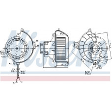 Fã. Ventilador de ar do habitáculo OPEL ASTRA G ASTRA G CLASSIC ASTRA G-KOMBI ASTRA H ASTRA H CLASSIC ASTRA H OPEL ASTRA H (L70), Estate Van, 02.2004 - 12.2013 Nissens 87081