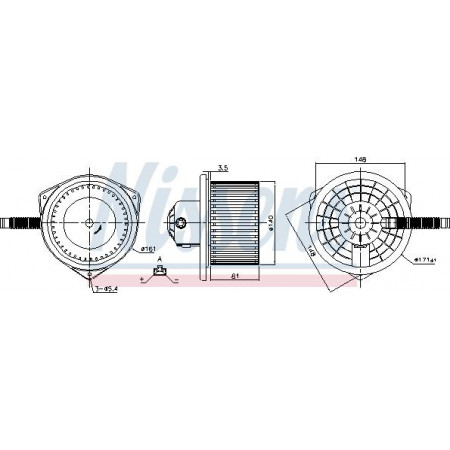 Fan. abitacolo L'aeratore è adatto. CITROEN C4 AIRCROSS C-CROSSER C-CROSSER ENTERPRISE MITSUBISHI ASX LANCER VI MITSUBISHI LANCER VII (CS_A, CT_A), Berlina, 03.2000 - 12.2013 Nissens 87142