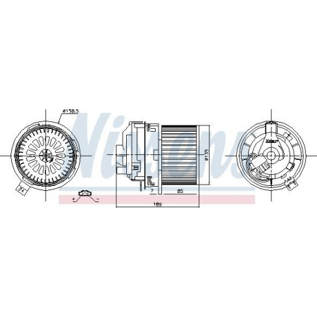Fan. passagiersruimte. De luchtblazer past er in. RENAULT CLIO IV CLIO IV-HATCHBACK CLIO IV-KOMBI 0.9-1.6 11.12- RENAULT CLIO IV (BH_), Hatchback Van, 01.2014 - Nissens 87360