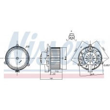 Fan. passenger compartment Air blower CHEVROLET CRUZE MALIBU OPEL INSIGNIA A INSIGNIA A COUNTRY MERIVA B SAAB 9-5 CHEVROLET CRUZE (J305), Hatchback, 12.2010 - Nissens 87248