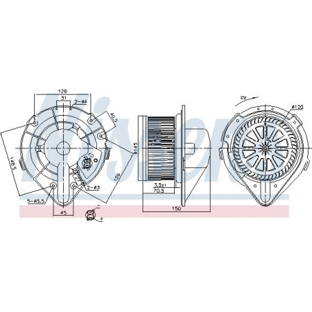 Fan. abitacolo L'aeratore è adatto. AUDI A4 B5 SKODA SUPERB I VW PASSAT B5 PASSAT B5.5 1.6-4.0 11.94-03.08 VW PASSAT V (3B2), Berlina, 08.1996 - 12.2001 Nissens 87798