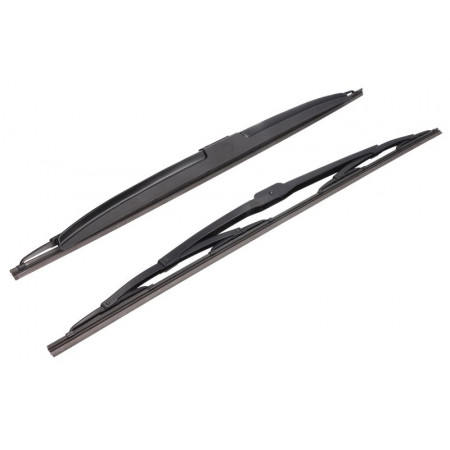 Braço do limpador da lâmina do limpador na frente da caixa Estrutura de 2 peças com spoiler NO. 602S TWIN 600-600mm ALPINA B12 (E31), Compartimento, 06.1990 - 12.1996 BOSCH 3 397 118 302