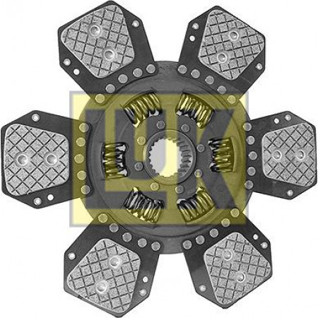 Ceramic clutch disc 310mm 6 fits. CLAAS ATOS DEUTZ FAHR 5000 AGROCLIMBER AGROFARM AGROLUX AGROPLUS HUERLIMANN XA XB LUK 331 0346 10