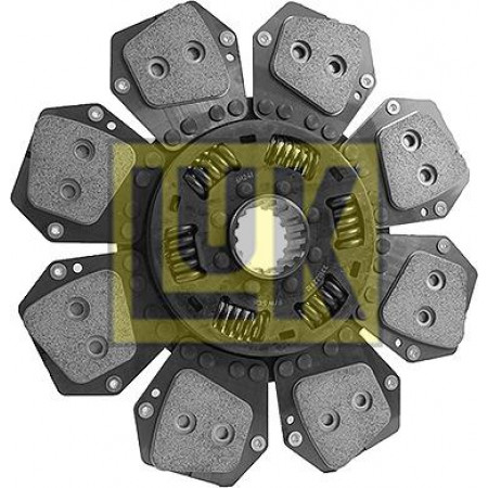 Keramische koppelingsplaat 310 mm 8 past. CLAAS AXOS CELTIS JOHN DEERE 3000 RENAULT CERES CERGOS ERGOS 1104D-44TA-D226-4 LUK 331 0229 10