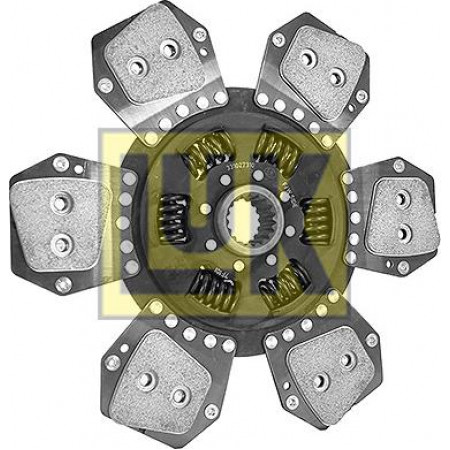 Keramik-Kupplungsscheibe 310 mm, 6 passend. LANDINI ALPINE GLOBUS MASSEY FERGUSON 2000 1004-4-804D-33T LUK 331 0273 10