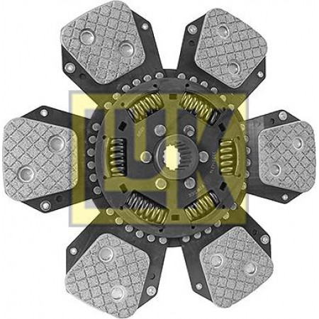 Keramische koppelingsplaat 330 mm 6 past. ZETOR 10000 8000 9000 FORTERRA 1000.6WTI-Z8002.1134 LUK 333 0142 14