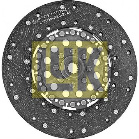 Disque d'embrayage organique de 280 mm à profil complet. JOHN DEERE 1000 2000 800 900 3164D-4239D 01.58-12.86 LUK 328 0061 10