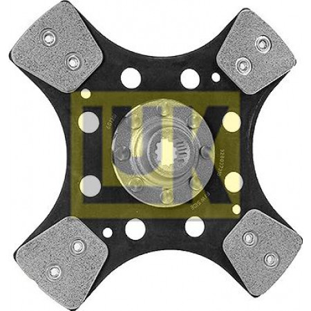 Keramische koppelingsplaat 280 mm 4 past. JOHN DEERE 3000 RENAULT CERES CERGOS ERGOS 4039D-4045TRT50 LUK 328 0373 10