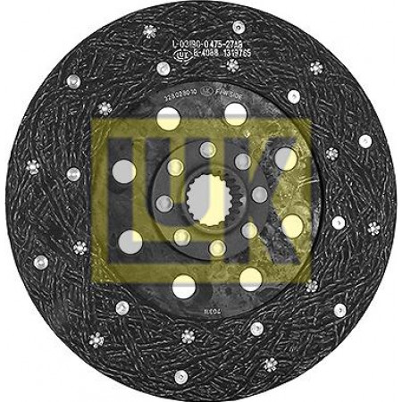Disque d'embrayage organique de 280 mm à profil complet. HUERLIMANN H LAMBORGHINI R LUK 328 0280 10