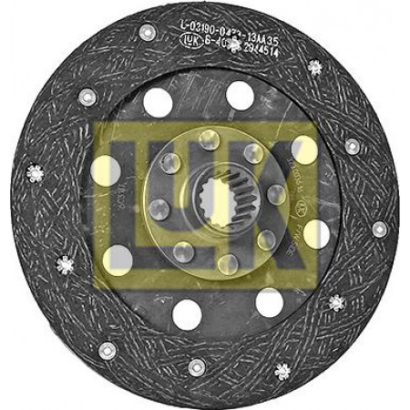 Disco frizione organico da 225 mm a profilo completo. DEUTZ FAHR D F3L812-F3L912 LUK 323 0036 16