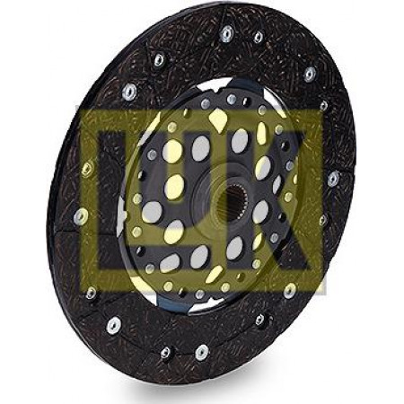 Disco de embreagem com perfil completo de 220 mm. VW TRANSPORTER T4 2.4D-2.5D 07.90-04.03 VW TRANSPORTER IV (70XD), estrutura de suporte, 07.1990 - 04.2003 LUK 322 0281 10