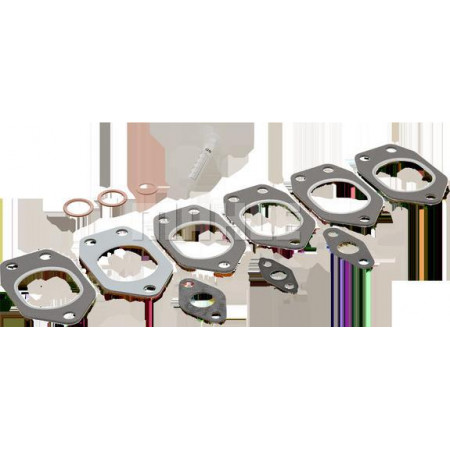 Set montaj. turbocompresor Set de asamblare turbocompresor DAF CF 85 XF 105 BOVA MAGIQ SYNERGY IRIZAR PB SOLARIS DAF XF 105 (TE105XF), 10.2005 - MAHLE 213 TA 18582 000