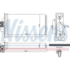 Wärmetauscher. Innenraumheizung Heizung CHRYSLER VOYAGER IV 2.4-3.3 02.00-12.08 Nissens 707293