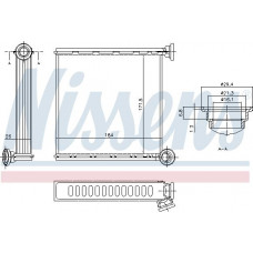 Scambiatore di calore. riscaldamento interno Riscaldatore AUDI A3 Q2 Q3 CUPRA ATECA FORMENTOR LEON LEON SPORTSTOURER SEAT ATECA LEON VW T-ROC (AC7), Sabrioleta, 12.2019 - Nissens 73980