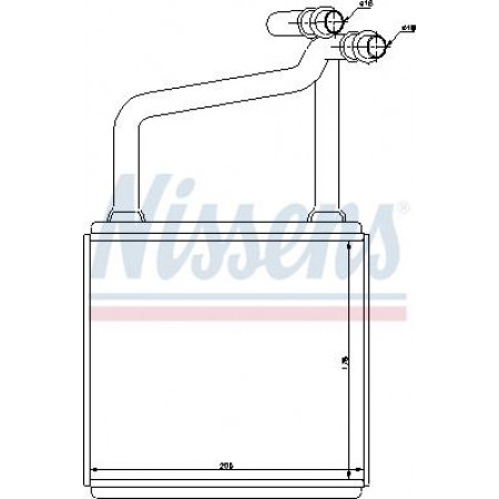 Wärmetauscher. Innenraumheizung Standheizung Mercedes E-Klasse für 211 02 - E 55 AMG Benz ML. M - Aut. A - C MERCEDES-BENZ E-KLASSE (VF211), Tragrahmen, 03.2003 - 07.2009 Nissens 72031