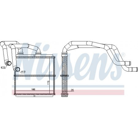 Wärmetauscher. Innenraumheizung Heizung NISSAN QASHQAI I 1.6-2.0 02.07-04.14 NISSAN QASHQAI / QASHQAI +2 I (J10, NJ10, JJ10E), Crossover, 12.2006 - 04.2014 Nissens 72219