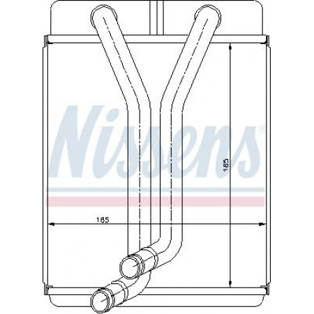 Warmtewisselaar. interieurverwarming Kia Carens onafhankelijke verwarming CDRi 2.0 Diesel Auto. P - C KIA CARENS I (FC), Van, 06.1999 - 10.2002 Nissens 77501