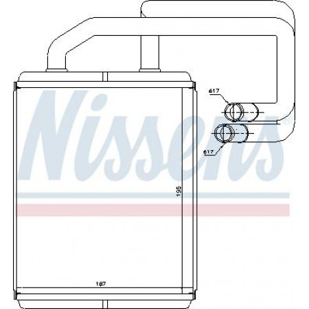 Wärmetauscher. Innenraumheizung Heizung KIA CERATO I 1.5D-2.0D 03.04-12.09 KIA CERATO (LD), Limousine, 04.2004 - 12.2009 Nissens 77528