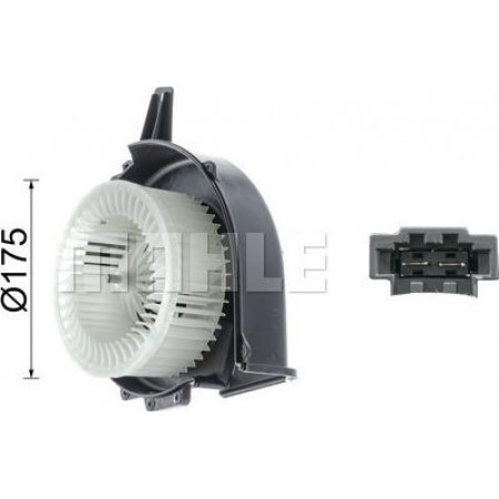 Interieurventilator SKODA ROOMSTER (5J7), Van, 03.2006 - 05.2015 MAHLE AB 19 000P