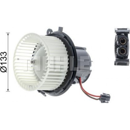 Aeroterma ventilator habitaclu MERCEDES-BENZ E-CLASS (A207), Sabrioleta, 01.2010 - 12.2016 MAHLE AB 118 000P