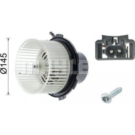Fan. passenger compartment The air blower fits. MERCEDES SPRINTER 35-T B906 SPRINTER 3-T B906 SPRINTER 46-T B906 SPRINTER 5 MERCEDES-BENZ SPRINTER 3-t (906), Support frame, 06.2006 - MAHLE AB 88 000P