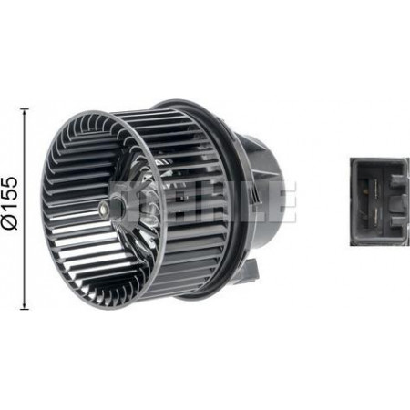 Ventilador de aquecimento interior FORD GALAXY II (WA6), Van, 05.2006 - 06.2015 MAHLE AB 247 000P