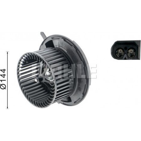 Termoventilador habitáculo MERCEDES-BENZ CLASE A (W169), Fastback, 09.2004 - 06.2012 MAHLE AB 219 000S