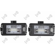 ABAKUS 046-21-900LED - Luce targa pentru SEAT LEON (1999–2006)