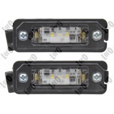 ABAKUS 053-10-900LED - Feu éclaireur de plaque pentru VW GOLF VI Variant (2009–2014)