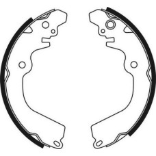 ABE C05050ABE - Jeu de mâchoires de frein pentru MITSUBISHI MIRAGE IV Coupe (1991–1996)