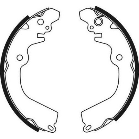 ABE C05050ABE - Brake Shoe Set pentru MITSUBISHI LANCER V (1991–1996)