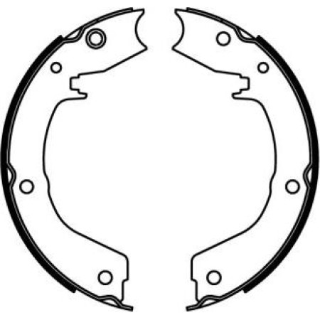 ABE C05061ABE - Brake Shoe Set, parking brake pentru MITSUBISHI PAJERO II (2000–2007)