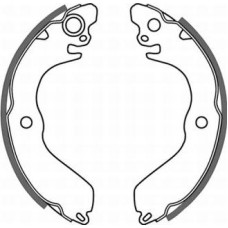 ABE C05031ABE - Juego de zapatas de frenos pentru MITSUBISHI LANCER IV Hatchback (1988–1994)