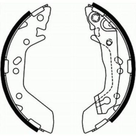ABE C00515ABE - Brake Shoe Set pentru HYUNDAI ACCENT I (1994–2002)
