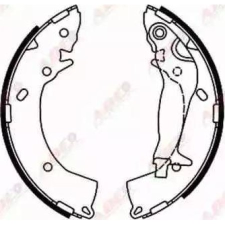 ABE C00518ABE - Brake Shoe Set pentru HYUNDAI ELANTRA V Saloon (2010–prezent)
