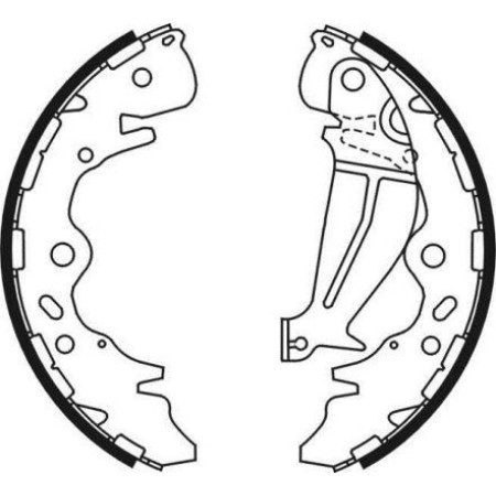 ABE C00522ABE - Brake Shoe Set pentru HYUNDAI H-1 Van (1997–2008)