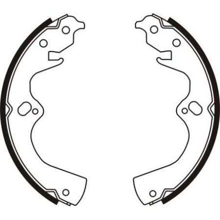 ABE C00309ABE - Brake Shoe Set pentru KIA RETONA Closed Off-Road Vehicle (1999–2001)