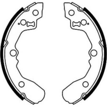 ABE C00319ABE - Brake Shoe Set pentru KIA JOICE (2000–prezent)