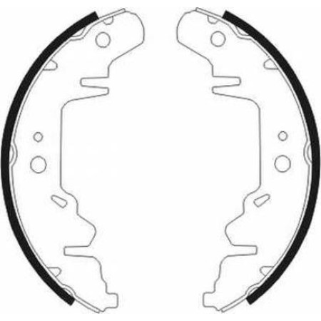 ABE C00318ABE - Brake Shoe Set pentru CHRYSLER GRAND VOYAGER III VAN (1995–2001)