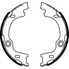 ABE C00325ABE - Brake Shoe Set pentru KIA SPORTAGE III (2009–prezent)