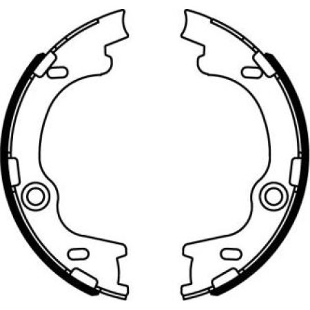ABE C00325ABE - Brake Shoe Set pentru KIA SPORTAGE III (2009–prezent)