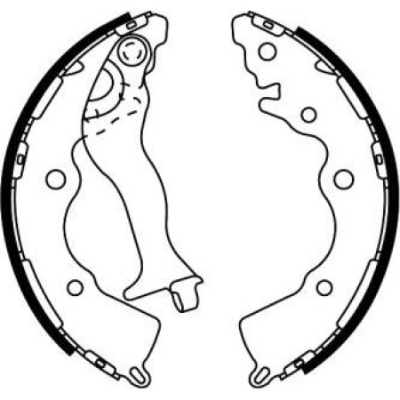 ABE C00323ABE - Brake Shoe Set pentru HYUNDAI ACCENT III (2005–2010)