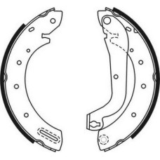 ABE C01046ABE - Juego de zapatas de frenos pentru NISSAN MICRA III (2002–2010)