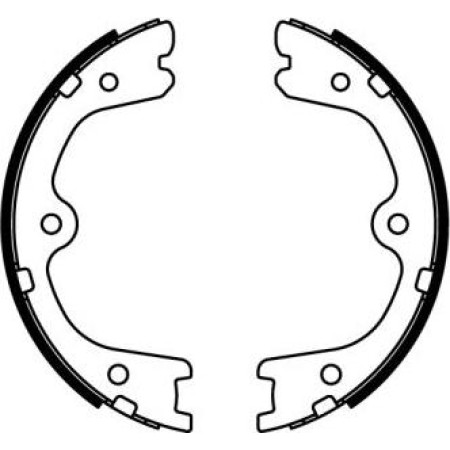 ABE C01064ABE - Brake Shoe Set, parking brake pentru NISSAN MURANO II (2007–2014)