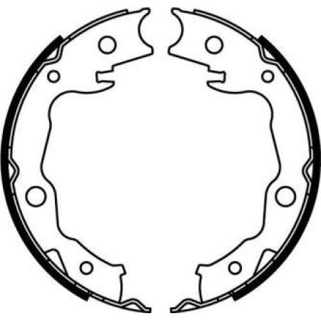 ABE C01063ABE - Brake Shoe Set, parking brake pentru NISSAN CUBE (2007–prezent)